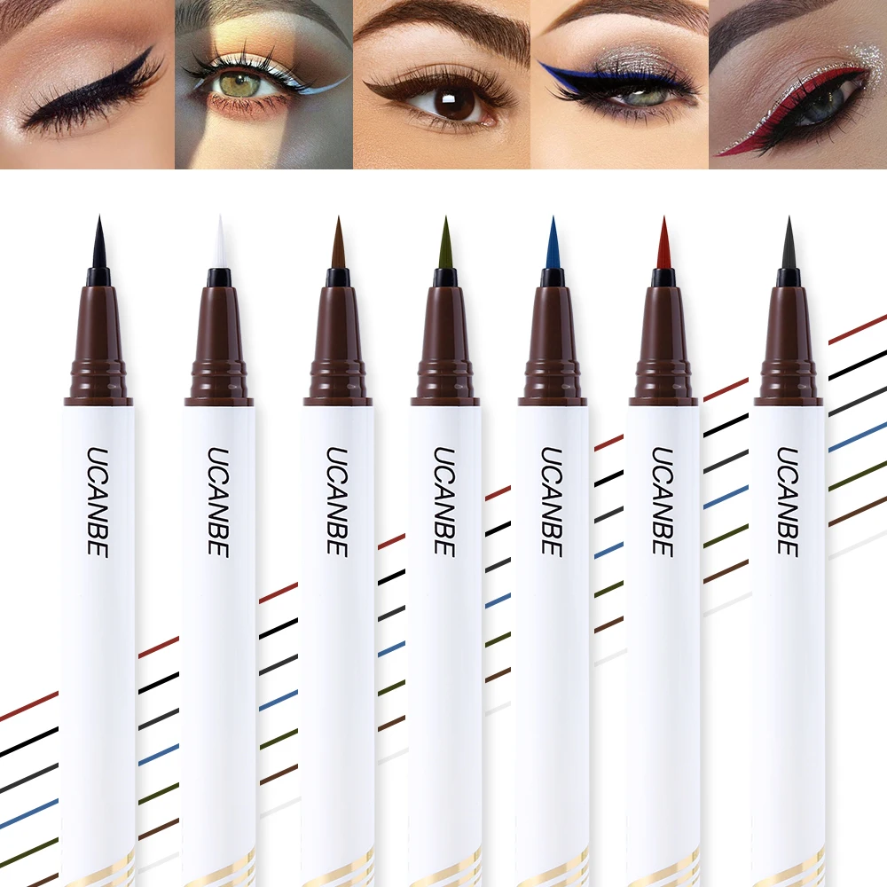 UCANBE New Liquid Eyeliner Pen Colored Eye Liner Pencil Long Lasting Waterproof Makeup Smooth Shocking Smudge-proof Eye Cosmetic UCANBE New Liquid Eyeliner Pen Colored Eye Liner Pencil Long Lasting Waterproof Makeup Smooth Shocking Smudge-proof Eye Cosmetic