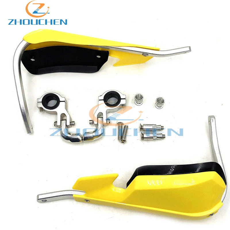 Белый 1-1/" Руль Handguards Dirt Bike MX ручные щитки для XR CRF WR DRZ 28,6 мм щётка мотоциклетная Броня рукавицы
