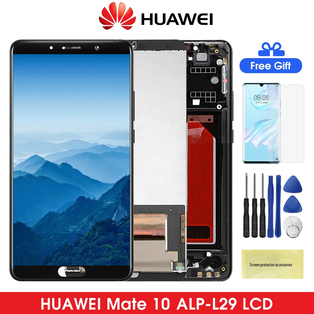 Mate 10 Lcd Display For Huawei LCD With Touch Screen Digitizer Assembly Mate10 ALP L09 L29 | Мобильные телефоны и