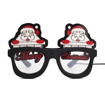 

Newly Christmas Party Decorative Luminous Glasses Flashing Wire LED Glasses Lighting Classic Bright Light Festival Party