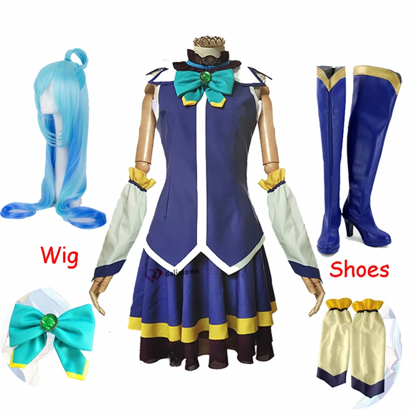 KonoSuba благословение Бога на этот чудесный мир водные Топы платье Униформа костюм