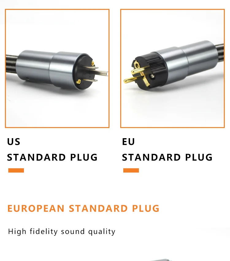 KRELL высокой версии шнур питания hifi американский стандарт аудио усилитель CD amp США силовые кабели ЕС вилка линия питания Кабель питания Hi-Fi