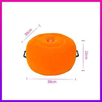 Inflatable Chair Pillow with Dildo Air Blow Body Support Pads BDSM Sex Furnitures For Women Adult Games Sexy Love Pillows 2