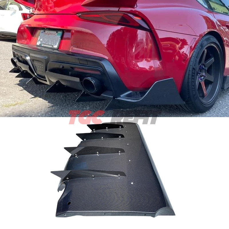 Carbon Fiber Rear Diffuser For Toyota Gr Supra A90 A91 Mk5 Vrs Style