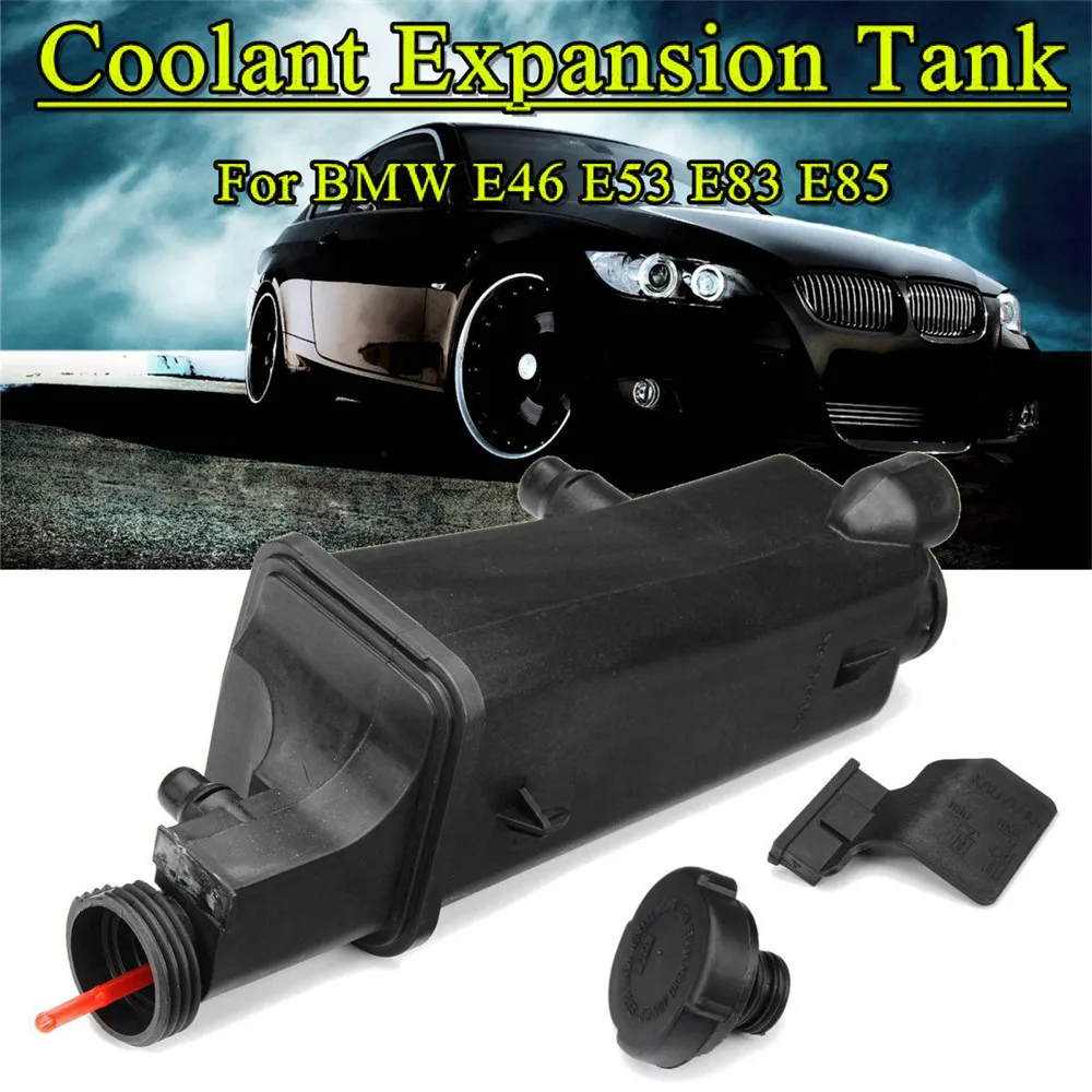 Engine Coolant Overflow Recovery Expansion Tank Bottle for BMW E46 E83 E53 X3 X5