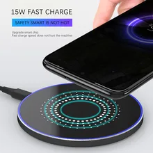 15 Вт для samsung Galaxy Note 10+ Qi Быстрое беспроводное быстрое зарядное устройство Подставка для зарядки Iphone XS/XS Max/XR Google Pixel 3 XL