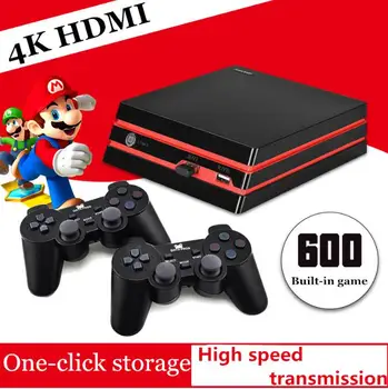 

Retro Video Game Console For GBA/SNES Arcade Game HDMI Game Box Built-In 600 Games With Wireless Controller Gaming System