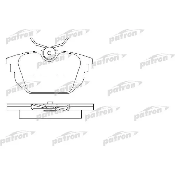 Disc brake pads rear for ALFA ROMEO 145 94-01, 146 96-01
