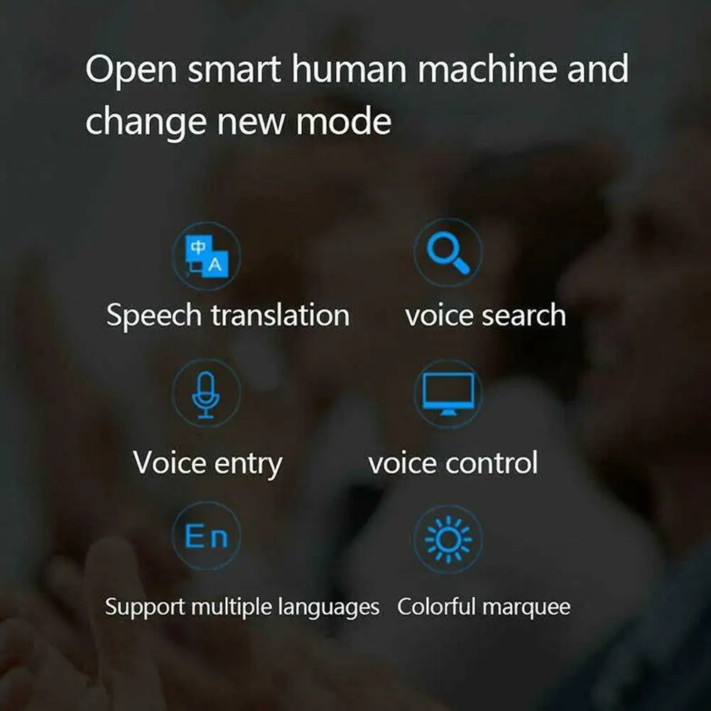 Многоязычный перевод беспроводной Ai умная мышь перезаряжаемая беспроводная мышь Голосовое управление