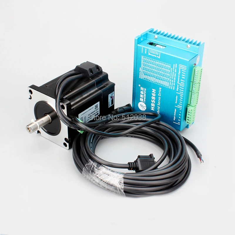 

Новый гибридный сервопривод Leadshine HBS86H с 8 Н. М 8A 86HBM80 шаговый двигатель, комплект драйвера 5 м кодовая линия