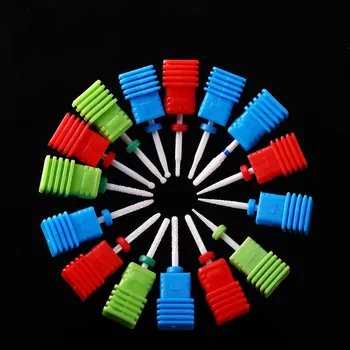 

1pc Nail Ceramic Milling Carbide Grinding Nail Drill Bits Ceramic Carbide Milling Cutters For UV Gel Nail Machine