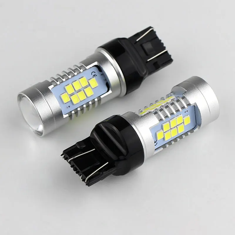 2pcs T20 7443 W21/5W Xeno High Power LED Bulbs Can Bus fit For 2009 2010  2011 2012 2013-2021 Fiat 500 500L Daytime Running Light - AliExpress