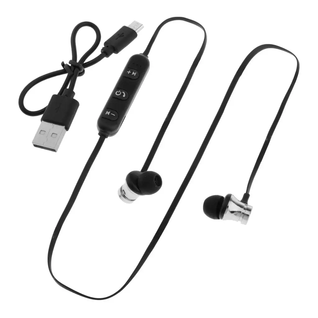 

Wireless Magnetic Bluetooth Earphone Stereo Waterproof Earbuds Wireless Headphones in Ear Headset with Mic For iPhone Xiaomi