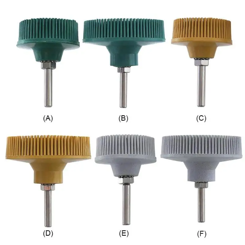 Электрическая дрель дисковая щетка Наждачная резиновая абразивная щетка для снятия заусенцев полировальная щетка