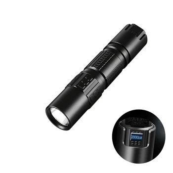 

IMALENT DM21C XHP35 HI OLED Display 6Modes 2000Lumens Magetic USB Charging LED Tactical Flashlight Led 18650 Torch Lantern Lamp