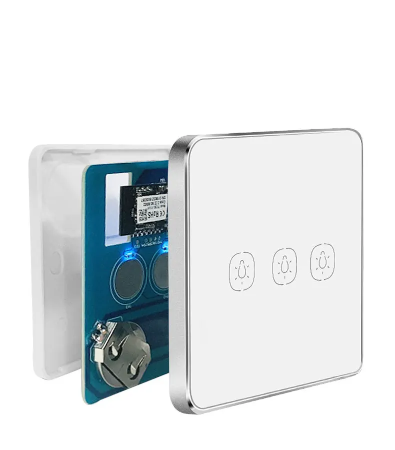 Zemismart Tuya zigbee беспроводной переключатель умный дистанционный светильник переключатель один два три банды Zigbee наклейка Переключатель