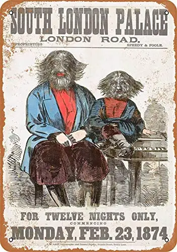 8X12 Metal Sign - South London Palace Freak Show - Retro Tin Art Decor Wall Decor