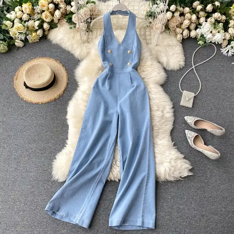wide leg romper outfit