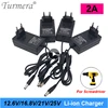 Turmera 12.6V 16.8V 21V 25V 2A 18650 Lithium Battery Charger DC5.5*2.1MM for 3S 4S 5S 6S 12V to 25V Screwdriver Battery Pack Use ► Photo 1/6