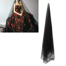 Однослойная черная свадебная вуаль для фотосъемки 3 м Длинная свадебная вуаль украшение для волос вуаль для фотосъемки свадебные аксессуары