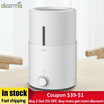 

Deerma DEM - SJS600 Ultrasonic Air Humidifier 5L Large Capacity Air Purifying Aromatherapy essential oil diffuser Fast Shipping