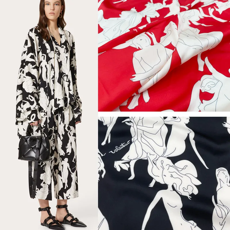 Новинка V-образный бренд танцевальные фигурки цифровая печать ткань полиэстер