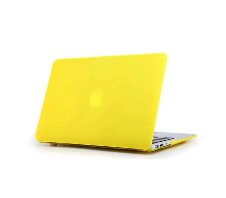 Матовый Жесткий Чехол для ноутбука Apple Macbook Air 11 13 Pro 13 15 retina 12 13 15 дюймов сумка для ноутбука для Mac Book pro 13 Чехол - Цвет: yellow