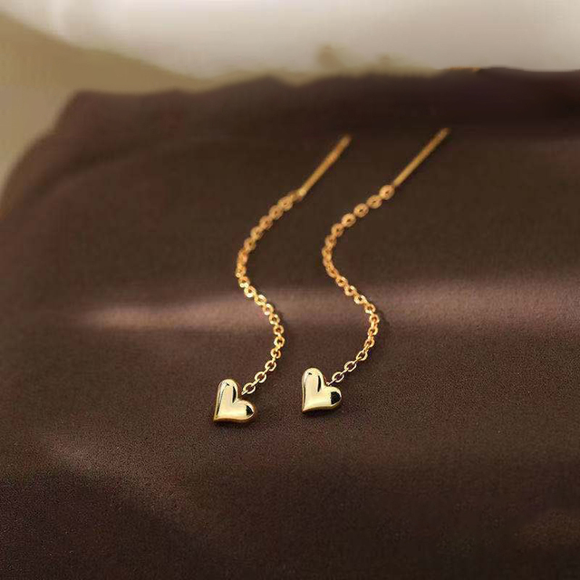 Long Tassel Letter D Hanging Earrings For Women 2021 Fashion Gold Crystal Big Dangle Earring Summer Jewelry Girls Party Gift