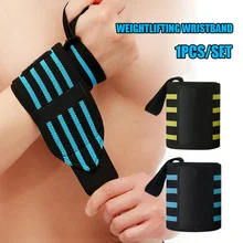 Newly Colorful Wrist Band Strap Adjustable Wristband Brace Wrap Bandage Gym Strap Wrist Support for Fitness Weightlifting