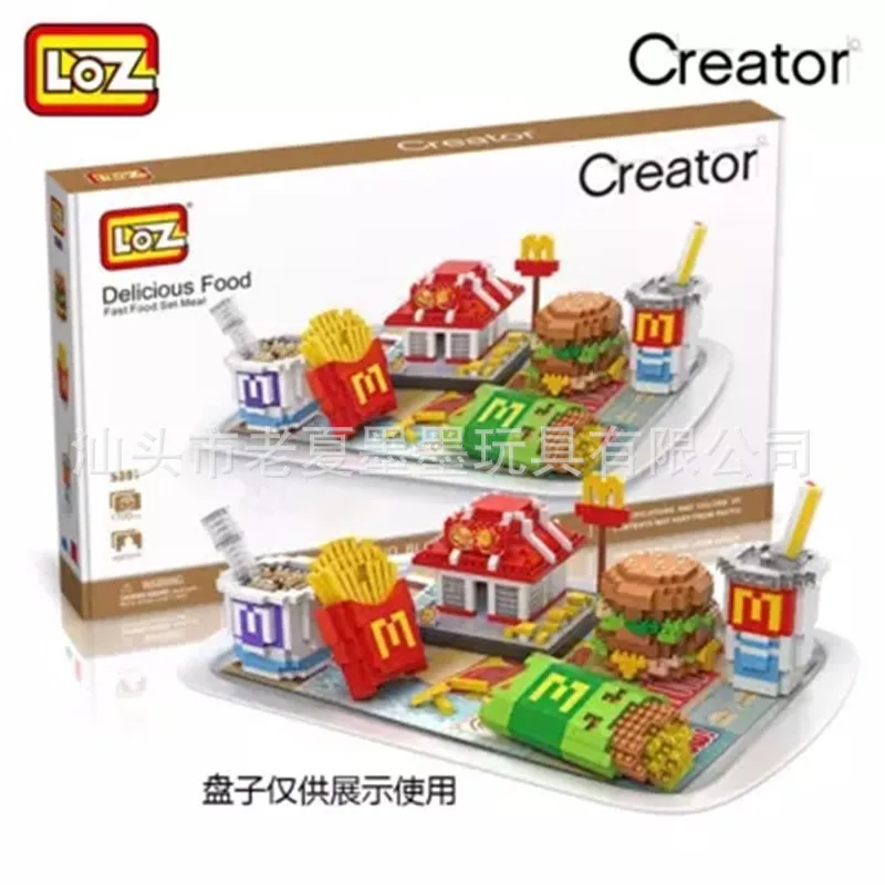 

LOZ Small Particles Building Blocks Fight Inserted DIY Gourmet Series Diamond Building Blocks Assembled Toys Micro Drill Buildin