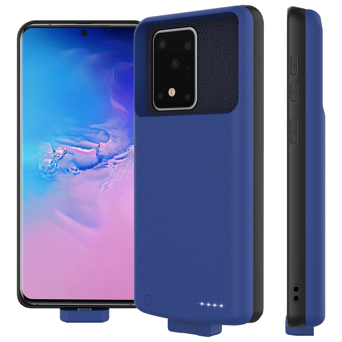 

For Samsung Galaxy S11 S11 Plus A71 A51 7000mAh Battery Charger Case Magnetic External Backup Charger Power Bank Protective Cove
