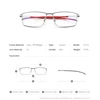 FONEX Titanium Alloy Glasses Frame Men 2022 Square Prescription Eyeglasses Myopia Optical Frames Korean Screwless Eyewear F1010 ► Photo 3/6