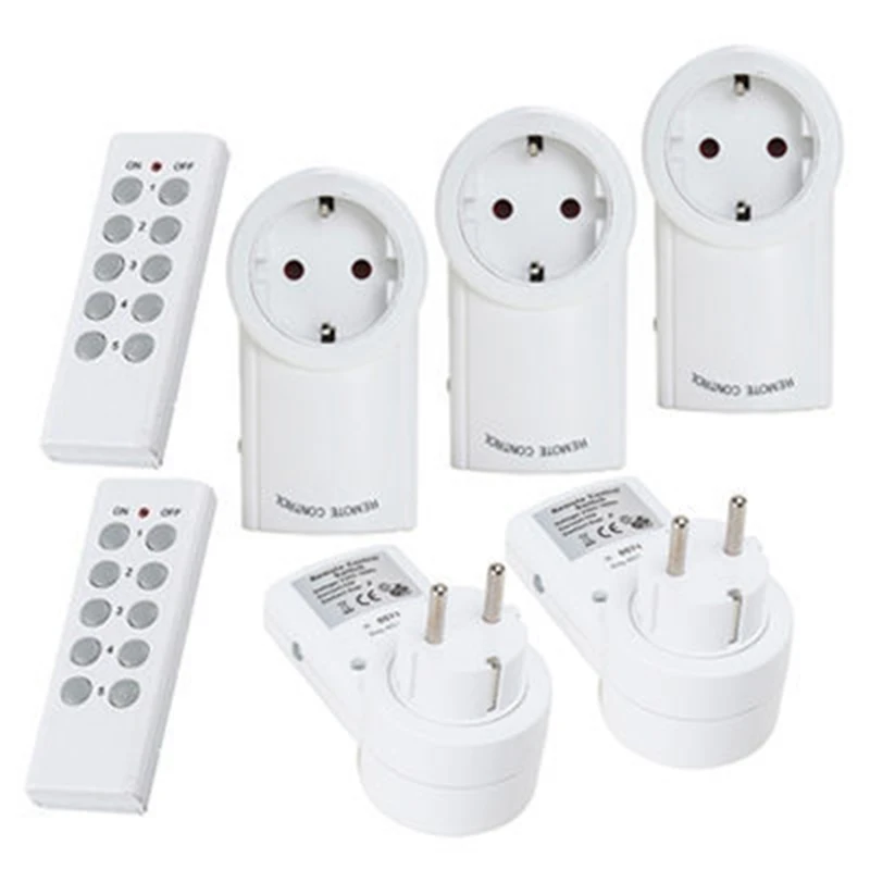 

TOP!-Universal for EU Smart Socket Remote Control Power Outlet 433.92 Wireless Light Switch Plug Smart Home Mains Plug for Broad