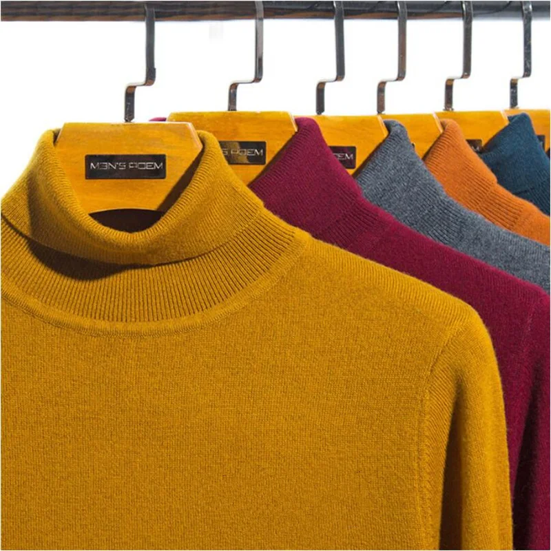 #Special Offers 2019 Brand Clothes Men's 100% Pure wool Turtleneck Sweater Autumn Winter Casual Warm Slim Fit Pullover knitting Sweaters M-3XL #Special Offers 2019 Brand Clothes Men's 100% Pure wool Turtleneck Sweater Autumn Winter Casual Warm Slim Fit Pullover knitting Sweaters M-3XL