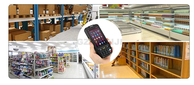 PDA сканер штрих-кода 1D 2D Bluetooth Android портативный терминал прочный PDA беспроводной мобильный 1D сканер штрих-кода коллектор данных