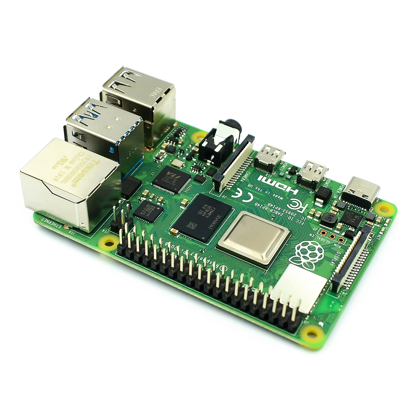 Официальный Raspberry Pi 4 Модель B ram 1G 2G 4G 4 Core 1,5 Ghz 4K Micro HDMI Pi4B 3 скорости, чем Raspberr Pi 3B