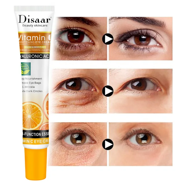 Vitamin C Eye Cream Remove Dark Circles Moisturizing Gel Anti-Puffiness Anti-Wrinkle Anti-Aging Nourishes Brightening Eye Care 4
