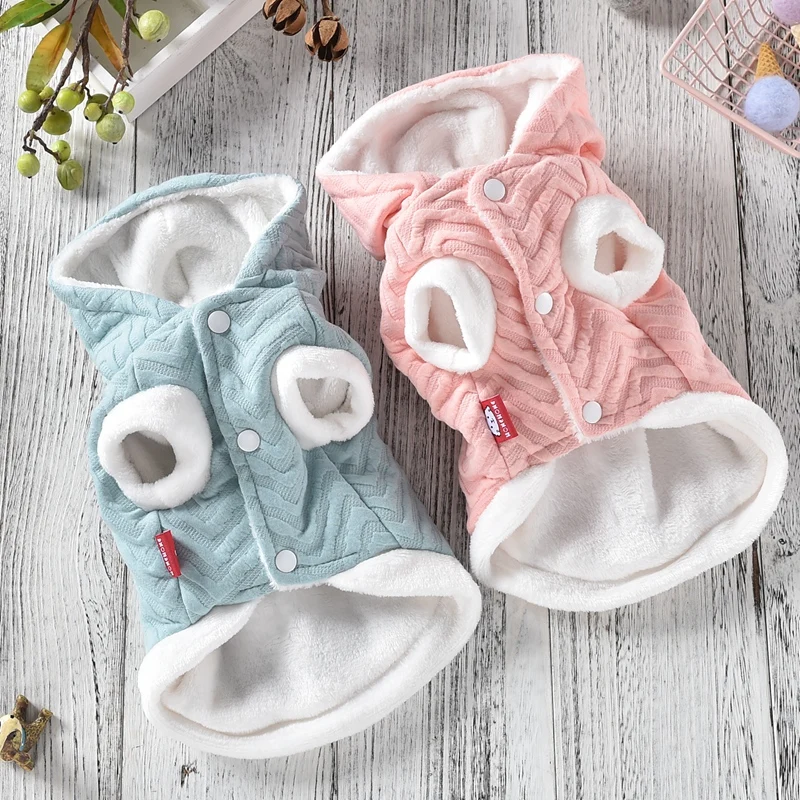 Куртка с капюшоном для милых собак одежда мехом Динозаврик XS XXL зеленый розовый
