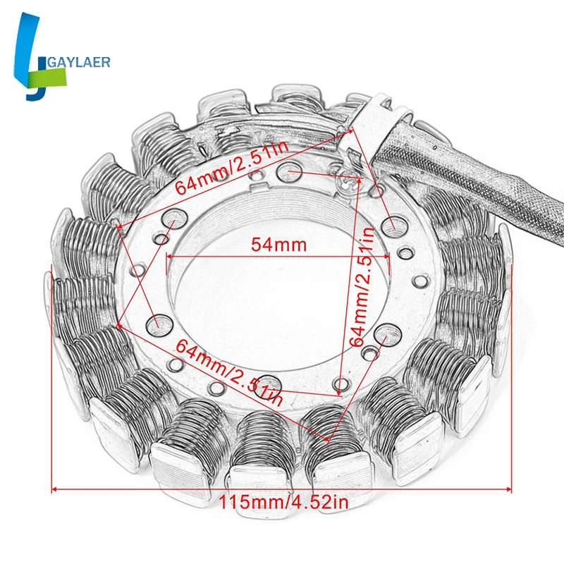Статор мотоцикла катушка для Suzuki LTA LTF 400 Eiger 2002-2007 32101-38F00
