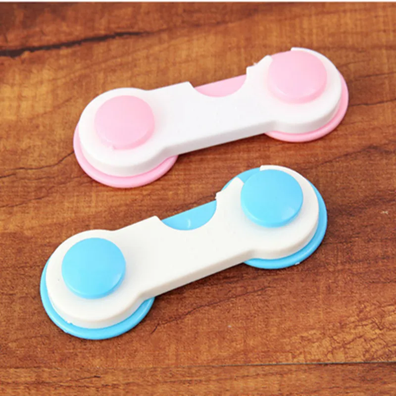 

1Pc Plastic Cabinet Lock Child Safety Baby Protection From Children Safe Locks for Refrigerators Baby Security Drawer Latches