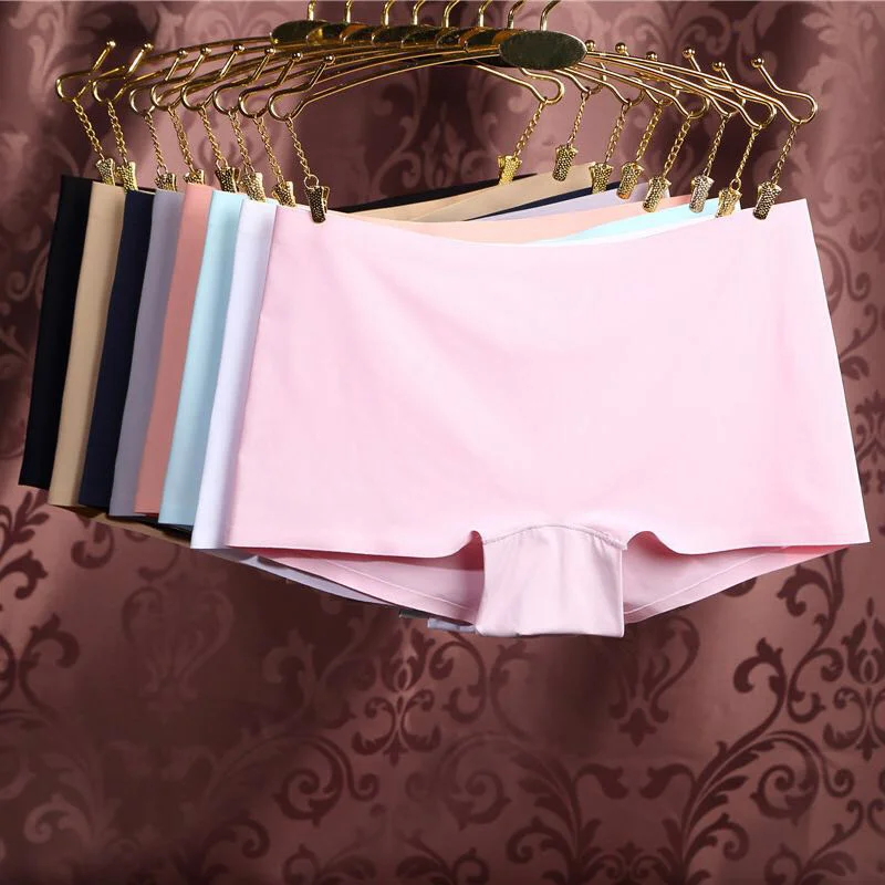 Женские трусы шорты для мальчиков и девочек бесшовные подростков нижнее