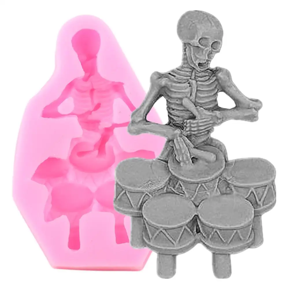 3D Anatomy Skull Mold Silicone Candle Soap Candy Human Head Making Mould 3D Anatomy Skull Mold Silicone Candle Soap Candy Human Head Making Mould