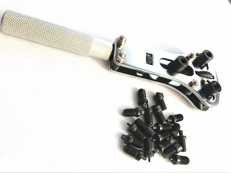 Инструмент для ремонта часов Водонепроницаемый винтовой регулируемый задний Чехол открывалка ключ, дюймовый стандарт жидкость для снятия Сталь PE инструмент для ремонта часов задняя крышка для бутылок