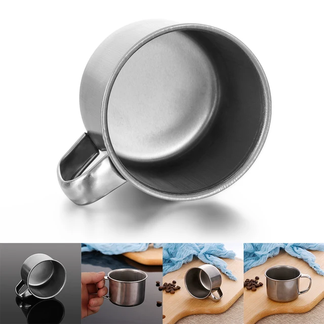 Tazza Da Campeggio In Acciaio Inox Con Moschettone - Per Bevande Calde E Fredde Ovunque! - Foto 7