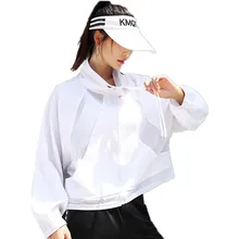 Сетчатая трикотажная Лоскутная куртка для бега, Женская однотонная спортивная куртка на молнии, свободные топы с длинным рукавом для йоги, Женская Спортивная одежда для спортзала