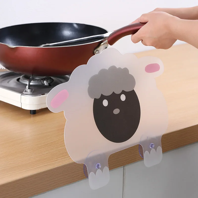 Sink Water Splash Guard with Suction Cup Cute Animals Water Stopper Kitchen Waterproof Screen Anti-water Board Baffle Plate kitchen splatter screen kitchen splash guard
