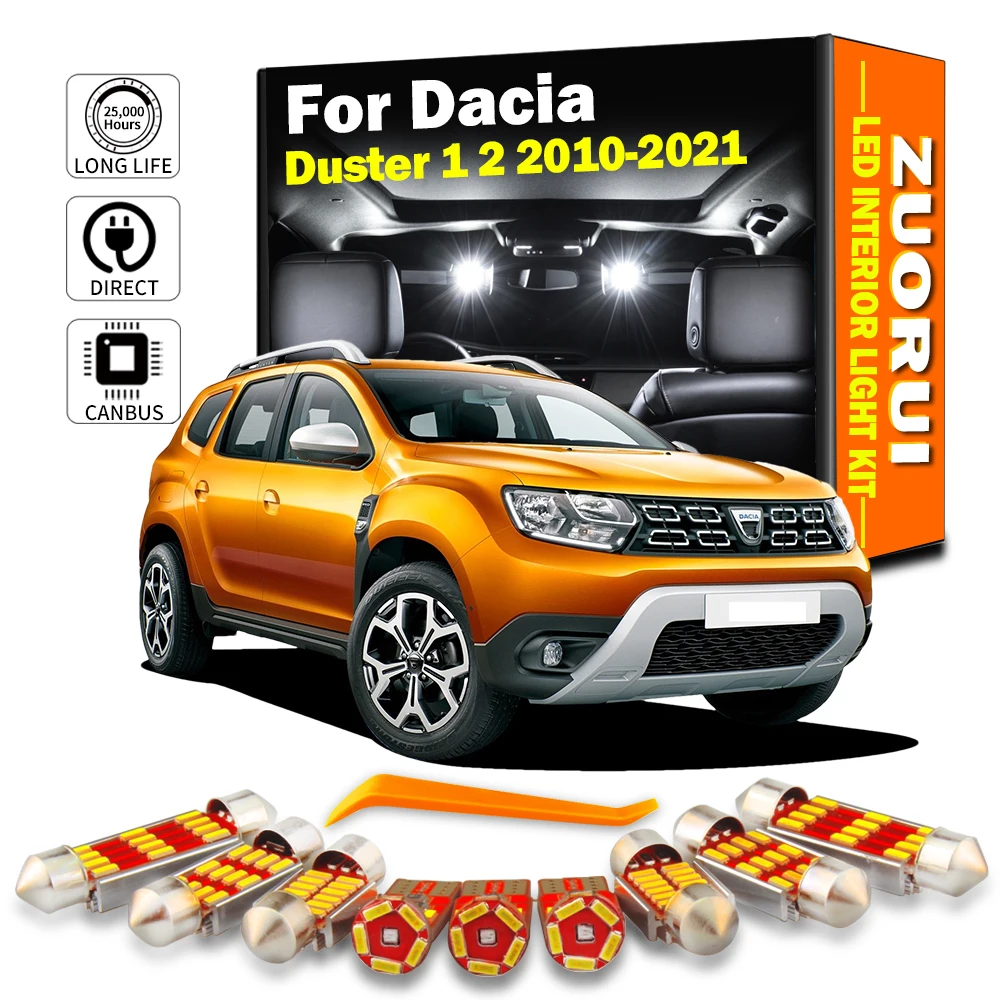 Автомобильные светодиодные лампы для Dacia Duster 1 2 2010-2016 2017 2018 2019 2020 2021 | Автомобили и