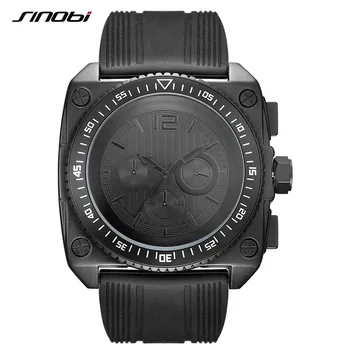 

Watches Men Luxury Brand Silicone Quartz Wristwatches Square Big Dial Simple Watch Men Retro Male Watch Wrist Clock Reloj Hombre