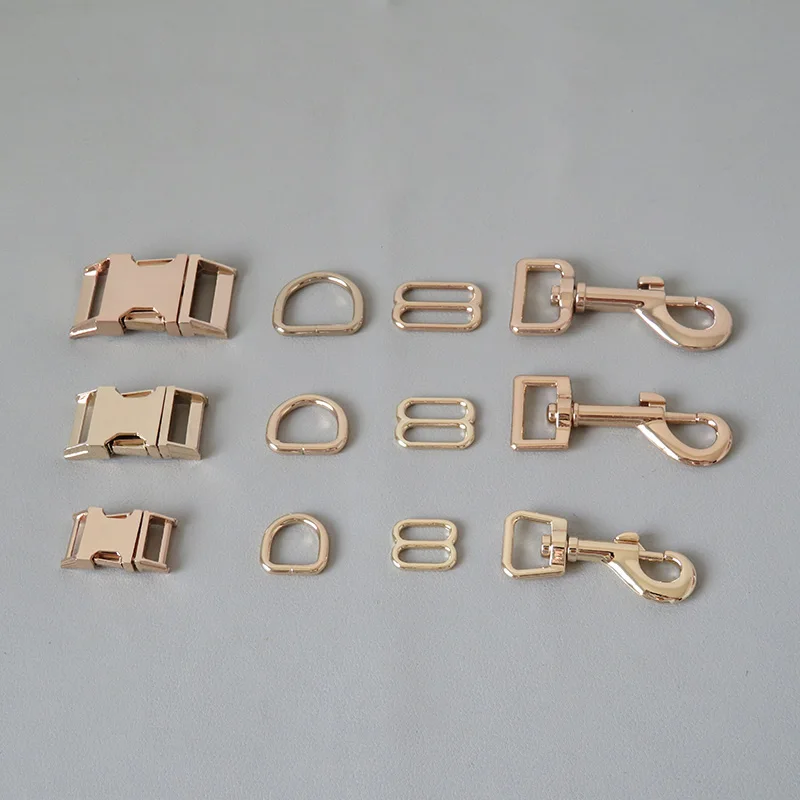 

100 компл./упак. металлические ремни слайдер кольцо в виде буквы D Quick Release Пояс Пряжка Карабин Застежка Для ошейник Pacacord поводок швейная фурнитура