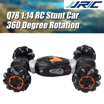 

JJRC Q78 1:14 2.4G Lateral Moves Transformable Amphibious 360 Degree Rotation RC Car Dual Control RC Stunt Car for Children